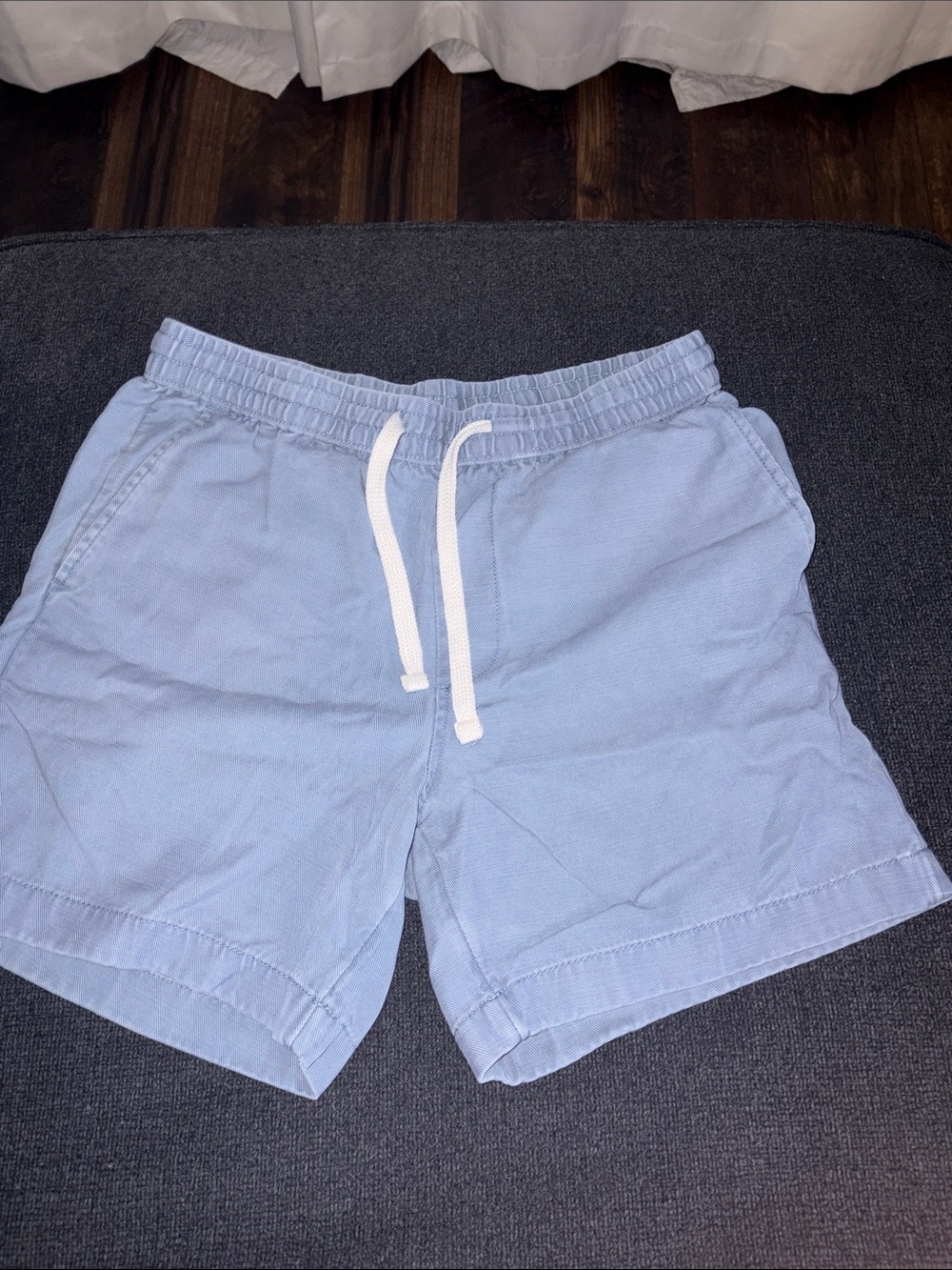 Goodfellow & Co Light Blue Elastic-Waist Hybrid Shorts